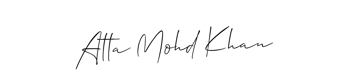 Check out images of Autograph of Atta Mohd Khan name. Actor Atta Mohd Khan Signature Style. Allison_Script is a professional sign style online. Atta Mohd Khan signature style 2 images and pictures png