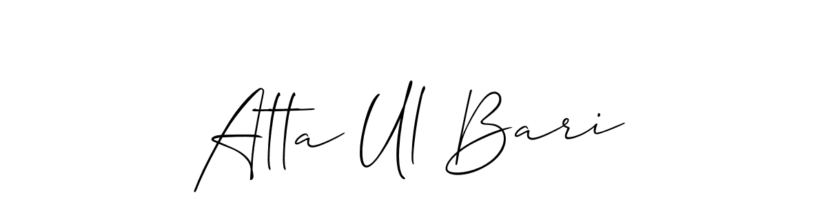 Once you've used our free online signature maker to create your best signature Allison_Script style, it's time to enjoy all of the benefits that Atta Ul Bari name signing documents. Atta Ul Bari signature style 2 images and pictures png