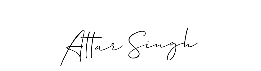 It looks lik you need a new signature style for name Attar Singh. Design unique handwritten (Allison_Script) signature with our free signature maker in just a few clicks. Attar Singh signature style 2 images and pictures png