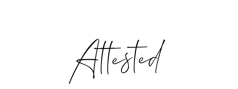 Also You can easily find your signature by using the search form. We will create Attested name handwritten signature images for you free of cost using Allison_Script sign style. Attested signature style 2 images and pictures png