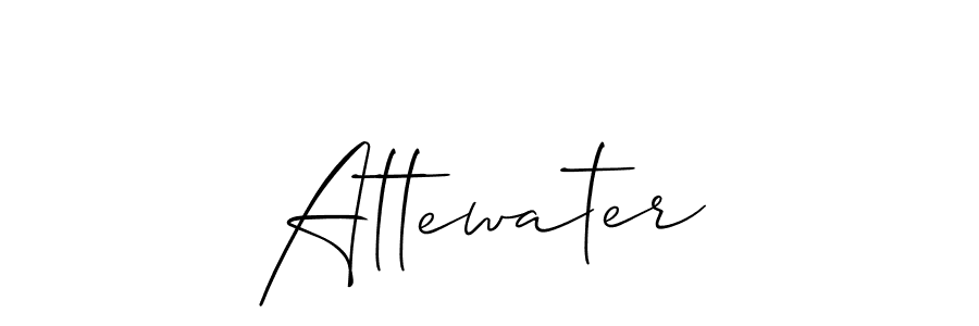 Also we have Attewater name is the best signature style. Create professional handwritten signature collection using Allison_Script autograph style. Attewater signature style 2 images and pictures png