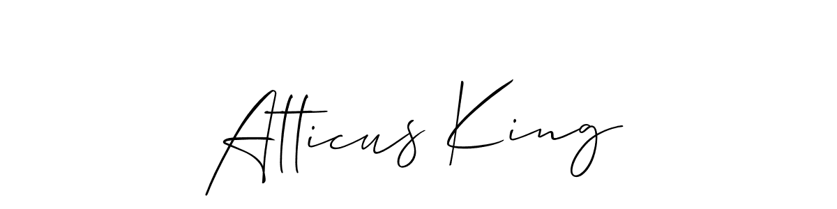 This is the best signature style for the Atticus King name. Also you like these signature font (Allison_Script). Mix name signature. Atticus King signature style 2 images and pictures png