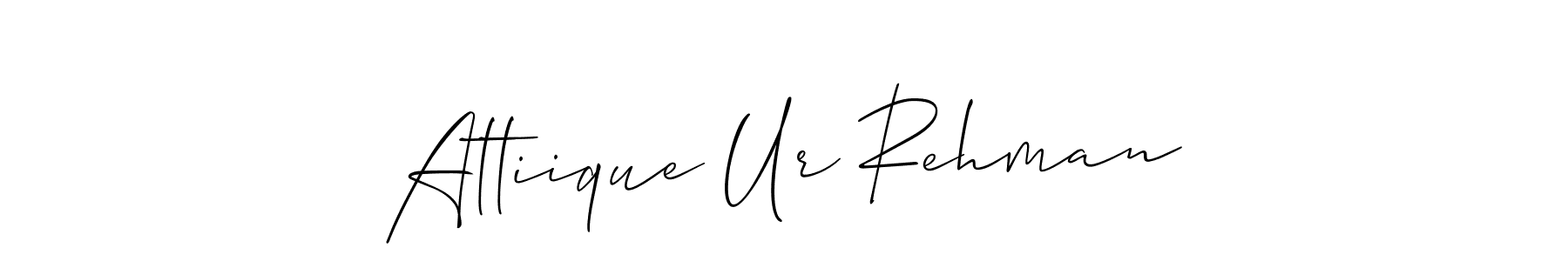 Best and Professional Signature Style for Attiique Ur Rehman. Allison_Script Best Signature Style Collection. Attiique Ur Rehman signature style 2 images and pictures png