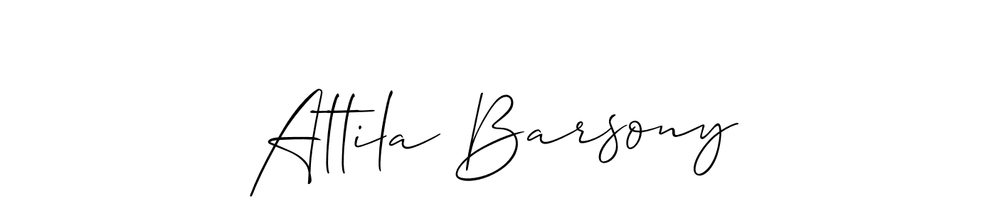 Make a beautiful signature design for name Attila Barsony. Use this online signature maker to create a handwritten signature for free. Attila Barsony signature style 2 images and pictures png