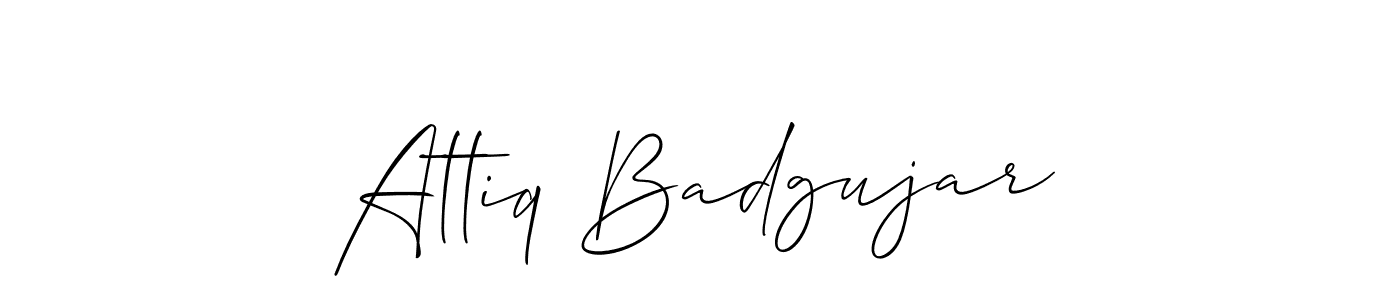 See photos of Attiq Badgujar official signature by Spectra . Check more albums & portfolios. Read reviews & check more about Allison_Script font. Attiq Badgujar signature style 2 images and pictures png