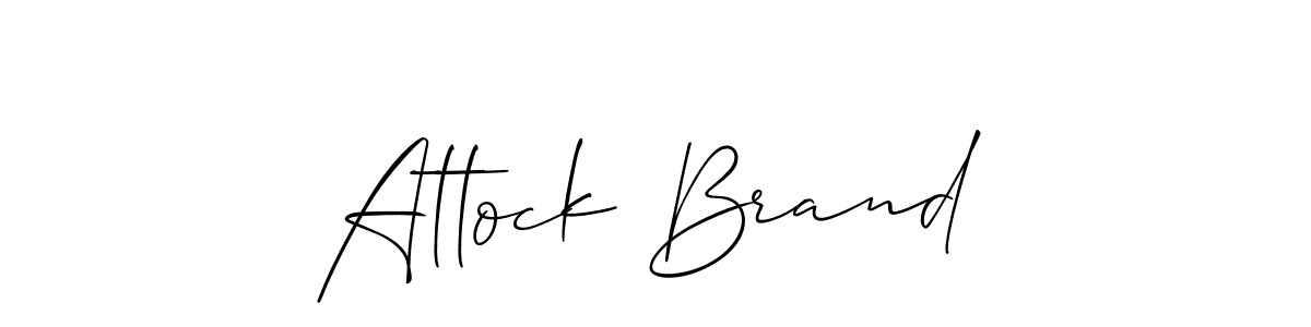 You can use this online signature creator to create a handwritten signature for the name Attock Brand. This is the best online autograph maker. Attock Brand signature style 2 images and pictures png