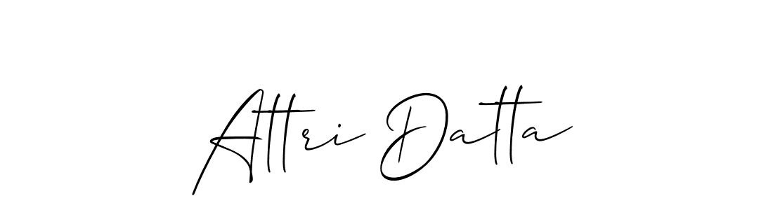 Once you've used our free online signature maker to create your best signature Allison_Script style, it's time to enjoy all of the benefits that Attri Datta name signing documents. Attri Datta signature style 2 images and pictures png