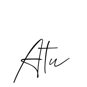 Best and Professional Signature Style for Atu. Allison_Script Best Signature Style Collection. Atu signature style 2 images and pictures png