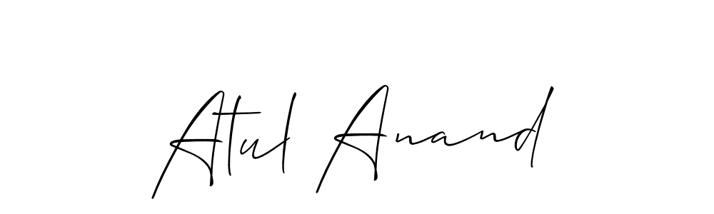 Make a beautiful signature design for name Atul Anand. Use this online signature maker to create a handwritten signature for free. Atul Anand signature style 2 images and pictures png