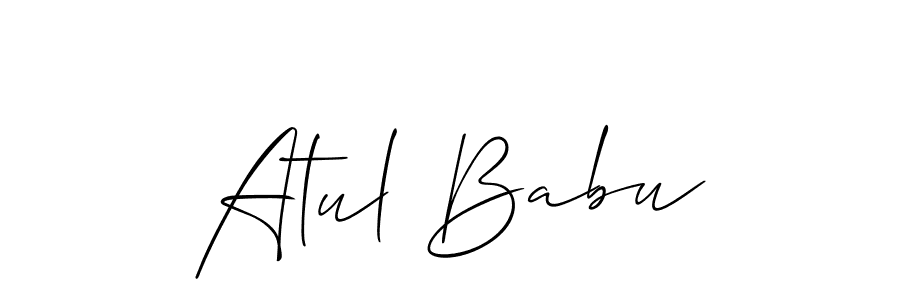 Once you've used our free online signature maker to create your best signature Allison_Script style, it's time to enjoy all of the benefits that Atul Babu name signing documents. Atul Babu signature style 2 images and pictures png