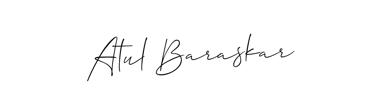 Make a beautiful signature design for name Atul Baraskar. Use this online signature maker to create a handwritten signature for free. Atul Baraskar signature style 2 images and pictures png