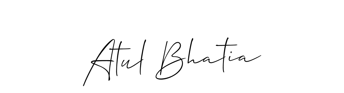 You can use this online signature creator to create a handwritten signature for the name Atul Bhatia. This is the best online autograph maker. Atul Bhatia signature style 2 images and pictures png