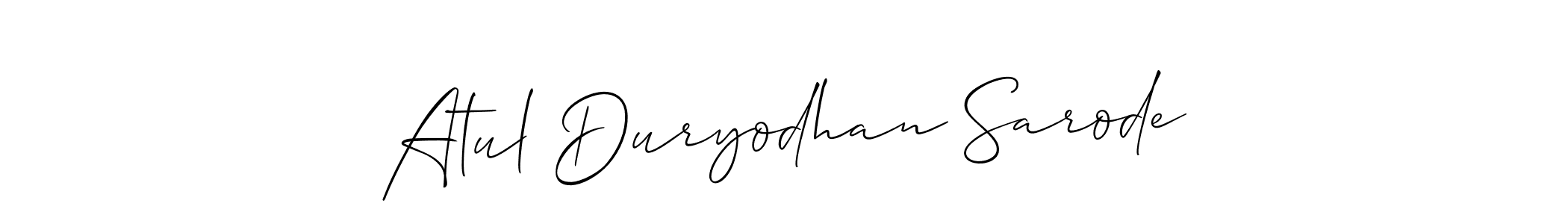 Best and Professional Signature Style for Atul Duryodhan Sarode. Allison_Script Best Signature Style Collection. Atul Duryodhan Sarode signature style 2 images and pictures png