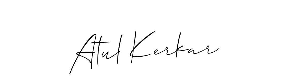 Best and Professional Signature Style for Atul Kerkar. Allison_Script Best Signature Style Collection. Atul Kerkar signature style 2 images and pictures png