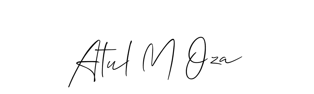 Similarly Allison_Script is the best handwritten signature design. Signature creator online .You can use it as an online autograph creator for name Atul M Oza. Atul M Oza signature style 2 images and pictures png