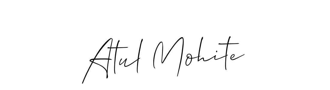 You can use this online signature creator to create a handwritten signature for the name Atul Mohite. This is the best online autograph maker. Atul Mohite signature style 2 images and pictures png