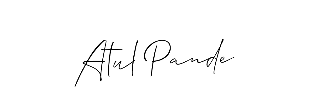 You can use this online signature creator to create a handwritten signature for the name Atul Pande. This is the best online autograph maker. Atul Pande signature style 2 images and pictures png