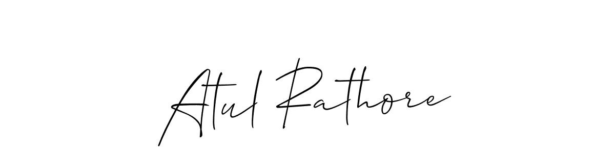 It looks lik you need a new signature style for name Atul Rathore. Design unique handwritten (Allison_Script) signature with our free signature maker in just a few clicks. Atul Rathore signature style 2 images and pictures png