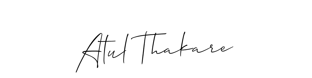 Best and Professional Signature Style for Atul Thakare. Allison_Script Best Signature Style Collection. Atul Thakare signature style 2 images and pictures png