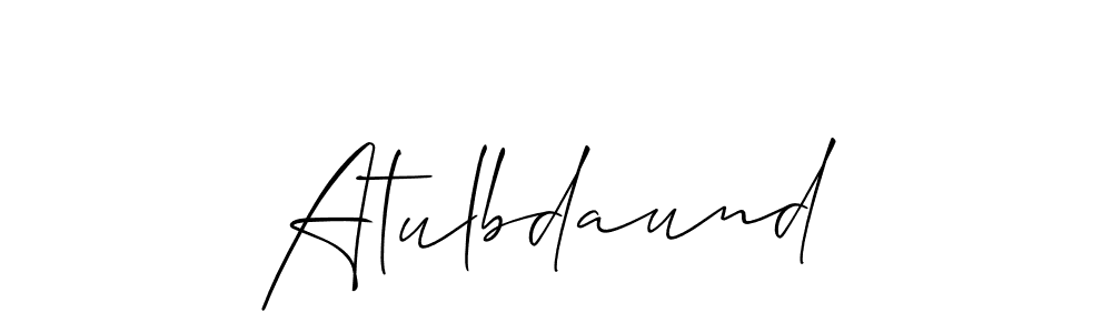 Make a beautiful signature design for name Atulbdaund. Use this online signature maker to create a handwritten signature for free. Atulbdaund signature style 2 images and pictures png