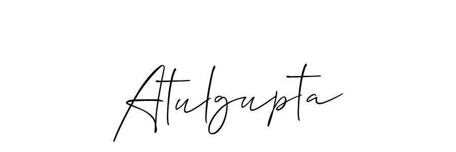 The best way (Allison_Script) to make a short signature is to pick only two or three words in your name. The name Atulgupta include a total of six letters. For converting this name. Atulgupta signature style 2 images and pictures png