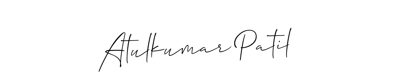 How to make Atulkumar Patil signature? Allison_Script is a professional autograph style. Create handwritten signature for Atulkumar Patil name. Atulkumar Patil signature style 2 images and pictures png