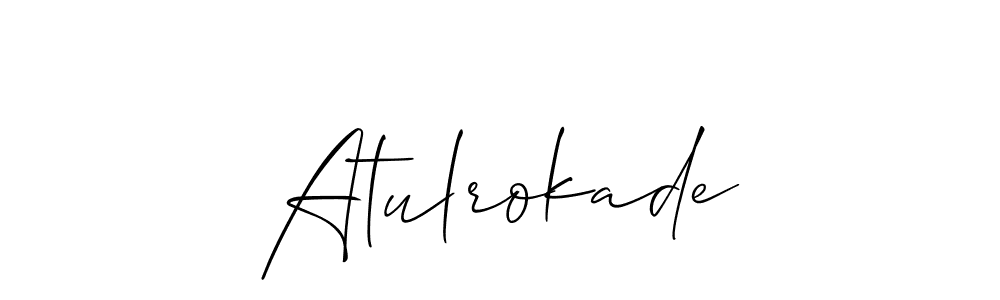 Check out images of Autograph of Atulrokade name. Actor Atulrokade Signature Style. Allison_Script is a professional sign style online. Atulrokade signature style 2 images and pictures png