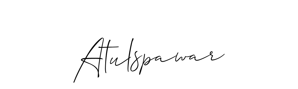 Also You can easily find your signature by using the search form. We will create Atulspawar name handwritten signature images for you free of cost using Allison_Script sign style. Atulspawar signature style 2 images and pictures png