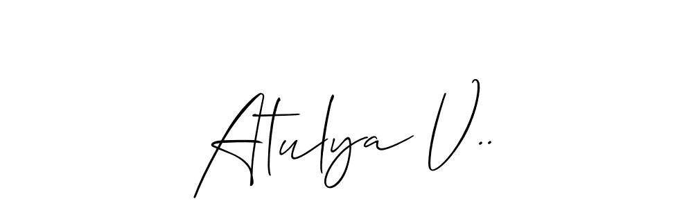 See photos of Atulya V.. official signature by Spectra . Check more albums & portfolios. Read reviews & check more about Allison_Script font. Atulya V.. signature style 2 images and pictures png