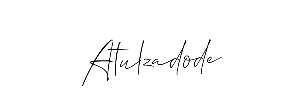 Once you've used our free online signature maker to create your best signature Allison_Script style, it's time to enjoy all of the benefits that Atulzadode name signing documents. Atulzadode signature style 2 images and pictures png