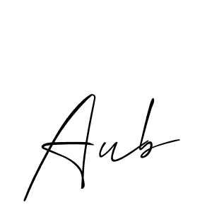 How to Draw Aub signature style? Allison_Script is a latest design signature styles for name Aub. Aub signature style 2 images and pictures png