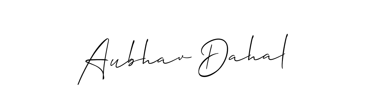 This is the best signature style for the Aubhav Dahal name. Also you like these signature font (Allison_Script). Mix name signature. Aubhav Dahal signature style 2 images and pictures png