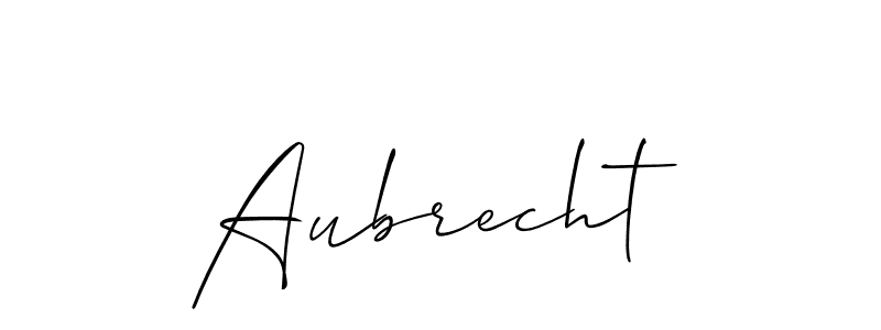 Also we have Aubrecht name is the best signature style. Create professional handwritten signature collection using Allison_Script autograph style. Aubrecht signature style 2 images and pictures png