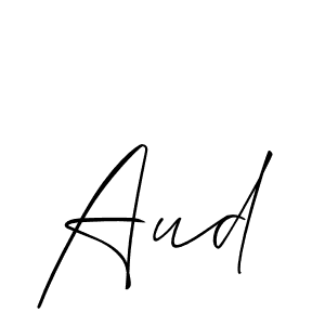 How to Draw Aud signature style? Allison_Script is a latest design signature styles for name Aud. Aud signature style 2 images and pictures png