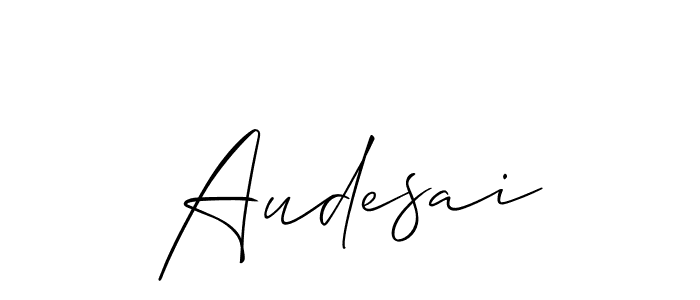 Best and Professional Signature Style for Audesai. Allison_Script Best Signature Style Collection. Audesai signature style 2 images and pictures png