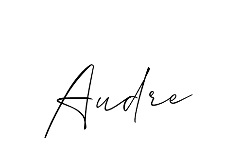 It looks lik you need a new signature style for name Audre. Design unique handwritten (Allison_Script) signature with our free signature maker in just a few clicks. Audre signature style 2 images and pictures png