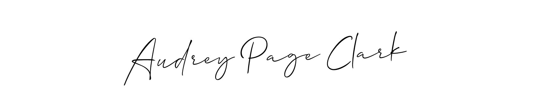 Here are the top 10 professional signature styles for the name Audrey Page Clark. These are the best autograph styles you can use for your name. Audrey Page Clark signature style 2 images and pictures png