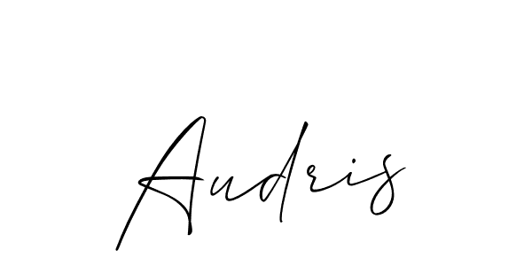 Also You can easily find your signature by using the search form. We will create Audris name handwritten signature images for you free of cost using Allison_Script sign style. Audris signature style 2 images and pictures png