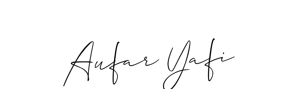 Best and Professional Signature Style for Aufar Yafi. Allison_Script Best Signature Style Collection. Aufar Yafi signature style 2 images and pictures png