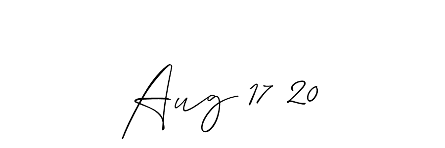 You should practise on your own different ways (Allison_Script) to write your name (Aug 17 20) in signature. don't let someone else do it for you. Aug 17 20 signature style 2 images and pictures png