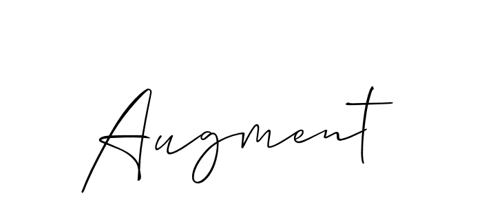 Best and Professional Signature Style for Augment. Allison_Script Best Signature Style Collection. Augment signature style 2 images and pictures png