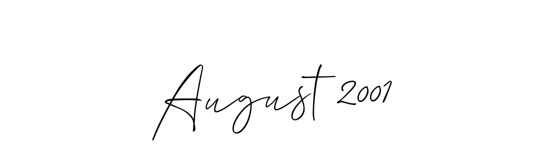 Make a beautiful signature design for name August 2001. Use this online signature maker to create a handwritten signature for free. August 2001 signature style 2 images and pictures png