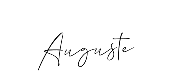 Allison_Script is a professional signature style that is perfect for those who want to add a touch of class to their signature. It is also a great choice for those who want to make their signature more unique. Get Auguste name to fancy signature for free. Auguste signature style 2 images and pictures png