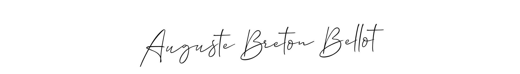 Make a beautiful signature design for name Auguste Breton Bellot. Use this online signature maker to create a handwritten signature for free. Auguste Breton Bellot signature style 2 images and pictures png