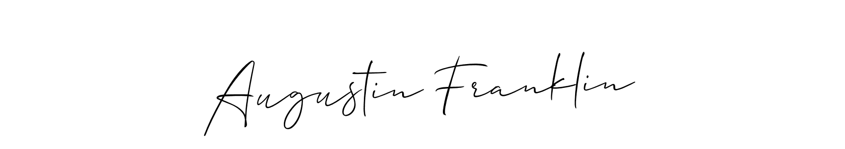 Here are the top 10 professional signature styles for the name Augustin Franklin. These are the best autograph styles you can use for your name. Augustin Franklin signature style 2 images and pictures png