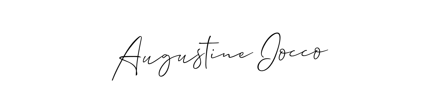 Make a beautiful signature design for name Augustine Iocco. Use this online signature maker to create a handwritten signature for free. Augustine Iocco signature style 2 images and pictures png