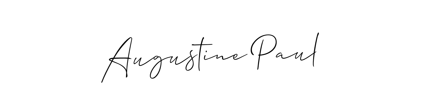 Best and Professional Signature Style for Augustine Paul. Allison_Script Best Signature Style Collection. Augustine Paul signature style 2 images and pictures png