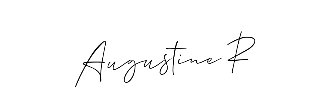 Make a short Augustine R signature style. Manage your documents anywhere anytime using Allison_Script. Create and add eSignatures, submit forms, share and send files easily. Augustine R signature style 2 images and pictures png