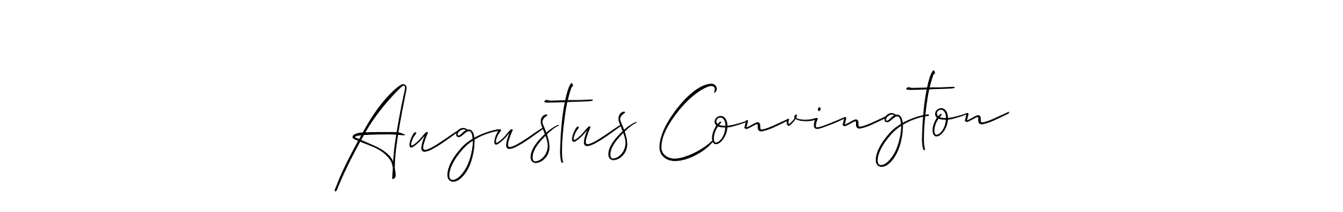 Make a beautiful signature design for name Augustus Convington. Use this online signature maker to create a handwritten signature for free. Augustus Convington signature style 2 images and pictures png