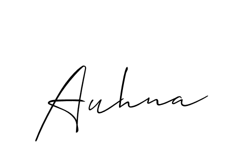 Make a beautiful signature design for name Auhna. Use this online signature maker to create a handwritten signature for free. Auhna signature style 2 images and pictures png